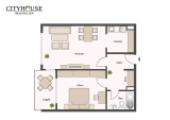 Grundriss 1.OG mit Balkon