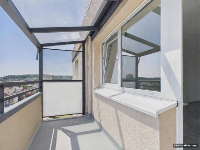 KI-Visualisierung – Balkon