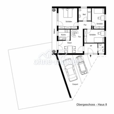 Grundriss Haus 8 Erdgeschoss