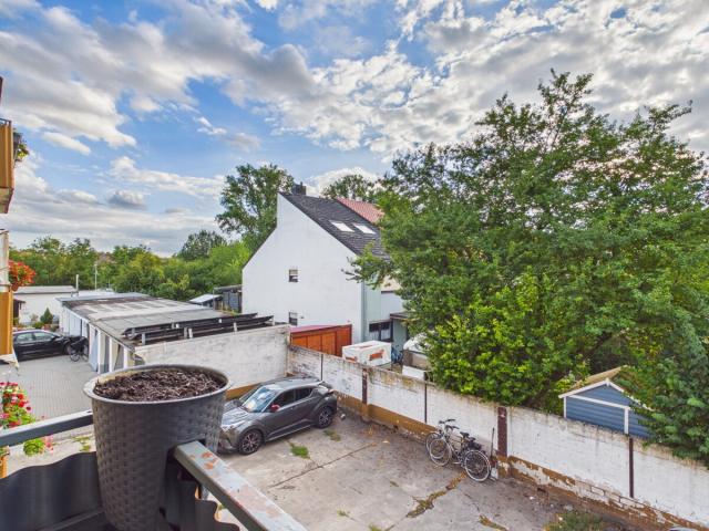 Blick vom Balkon