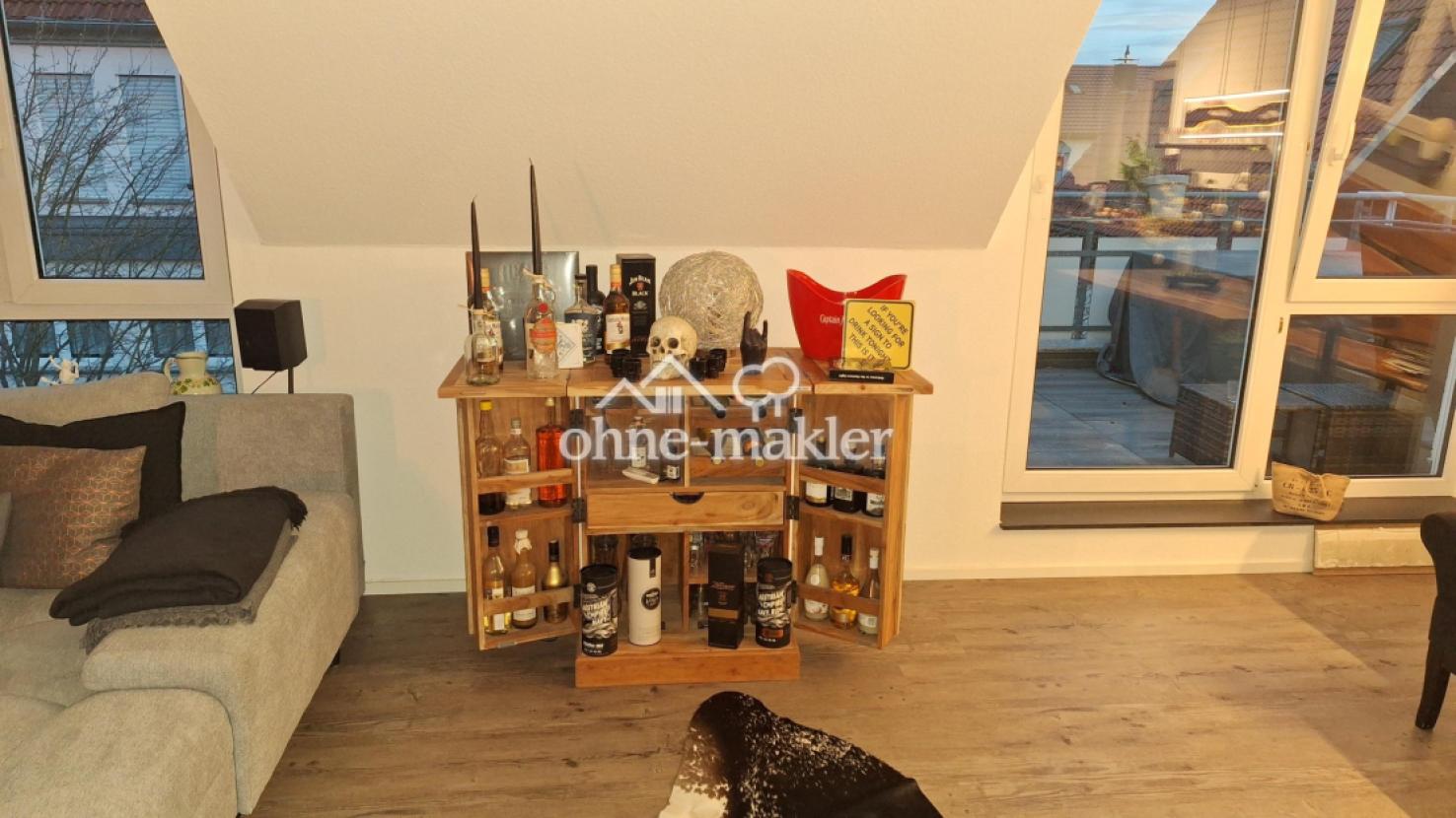 Bar im Wohnbereich