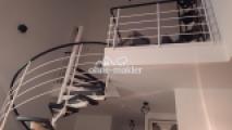 Wendeltreppe und Galerie