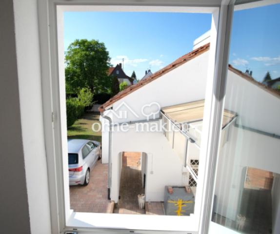 Treppenhaus Ausblick Garten