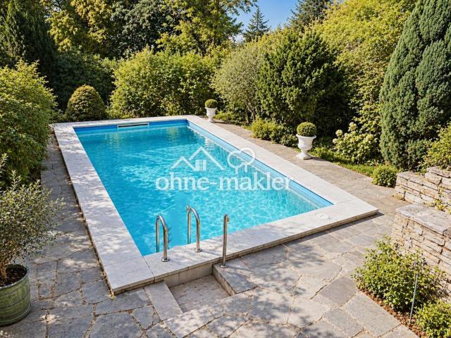 Pool vom Arbeitszimmer