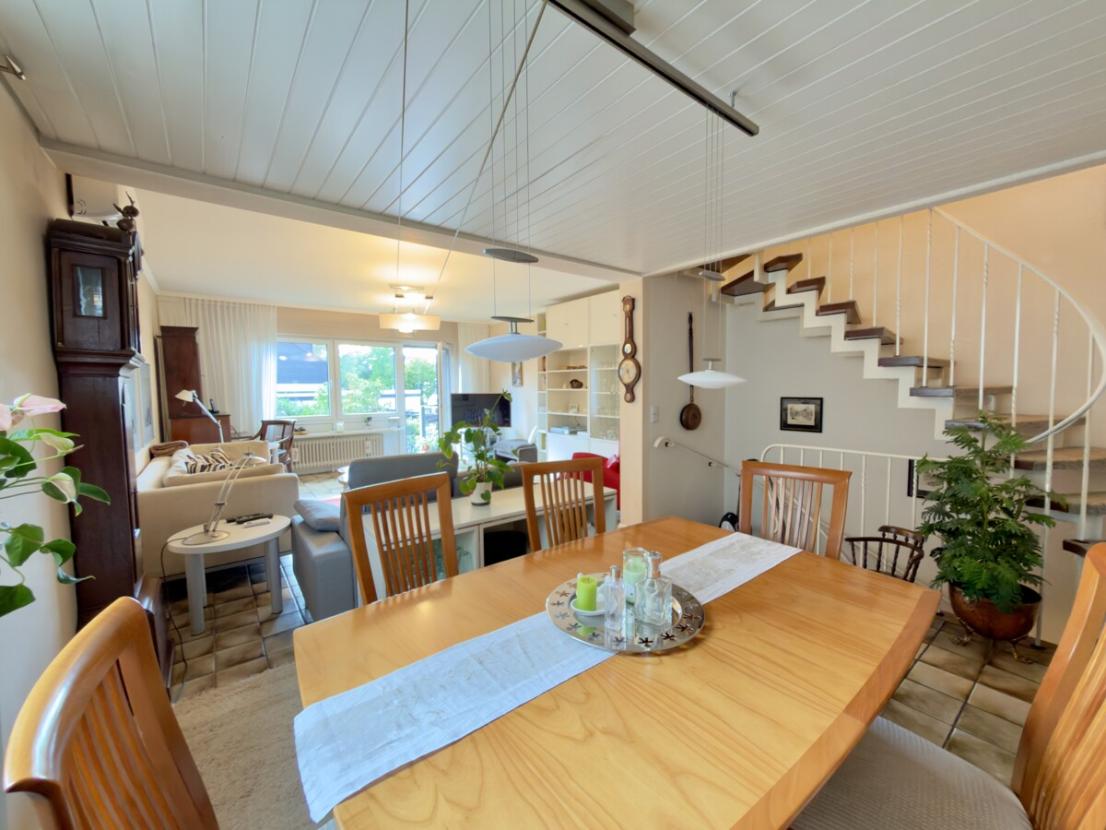 Blick aus dem Esszimmer