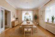Visualisierung Einrichtungsidee - Esszimmer (EG)