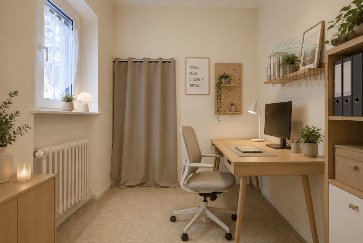 Visualisierung Einrichtungsidee - Zimmer 1 (EG)