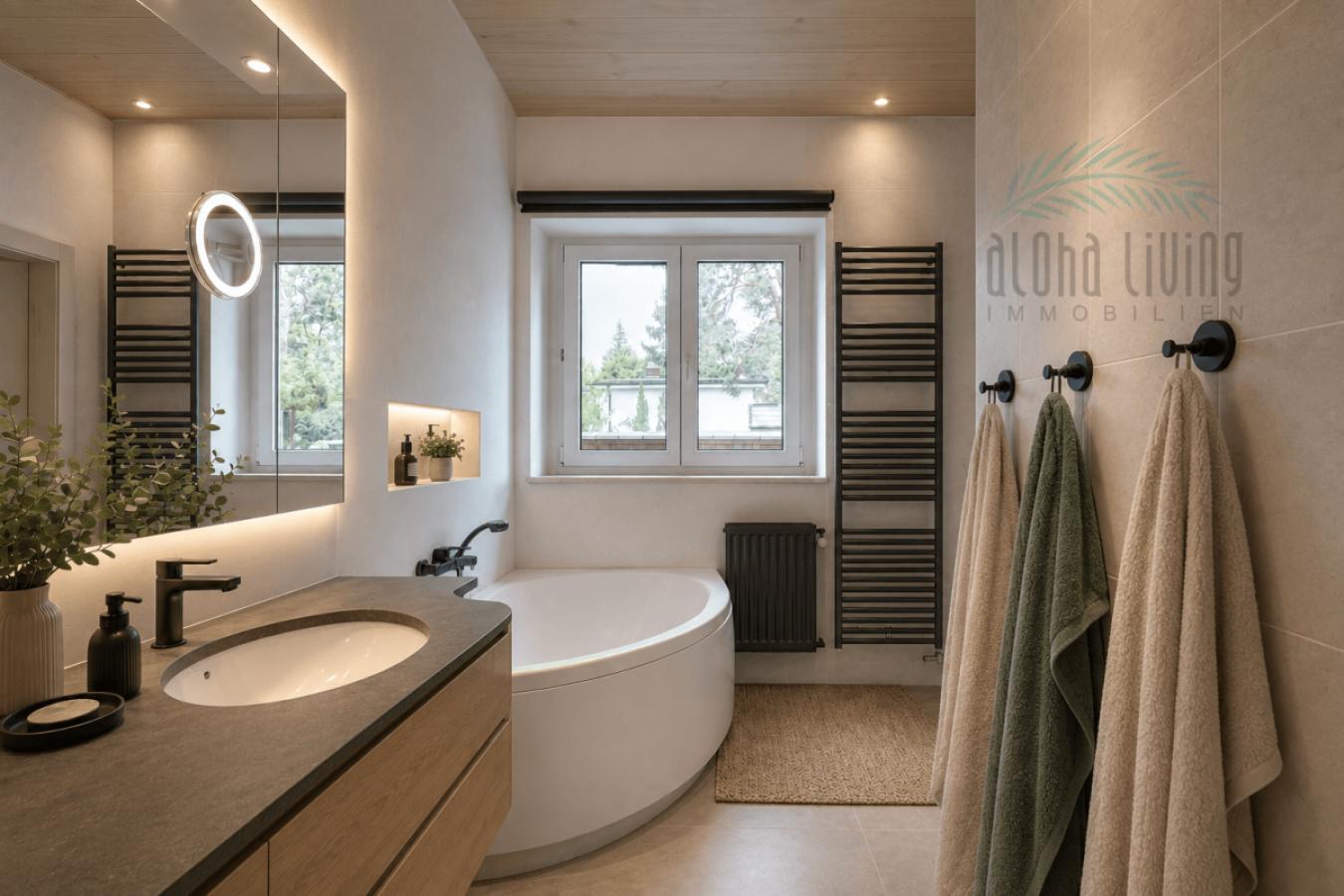 Visualisierung Einrichtungsidee - Badezimmer (OG) 