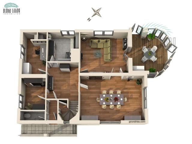 3D Grundriss (EG)