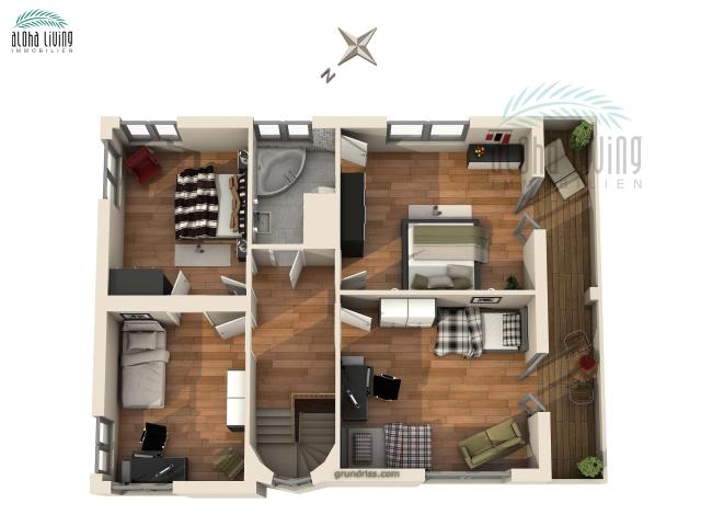 3D Grundriss (OG)