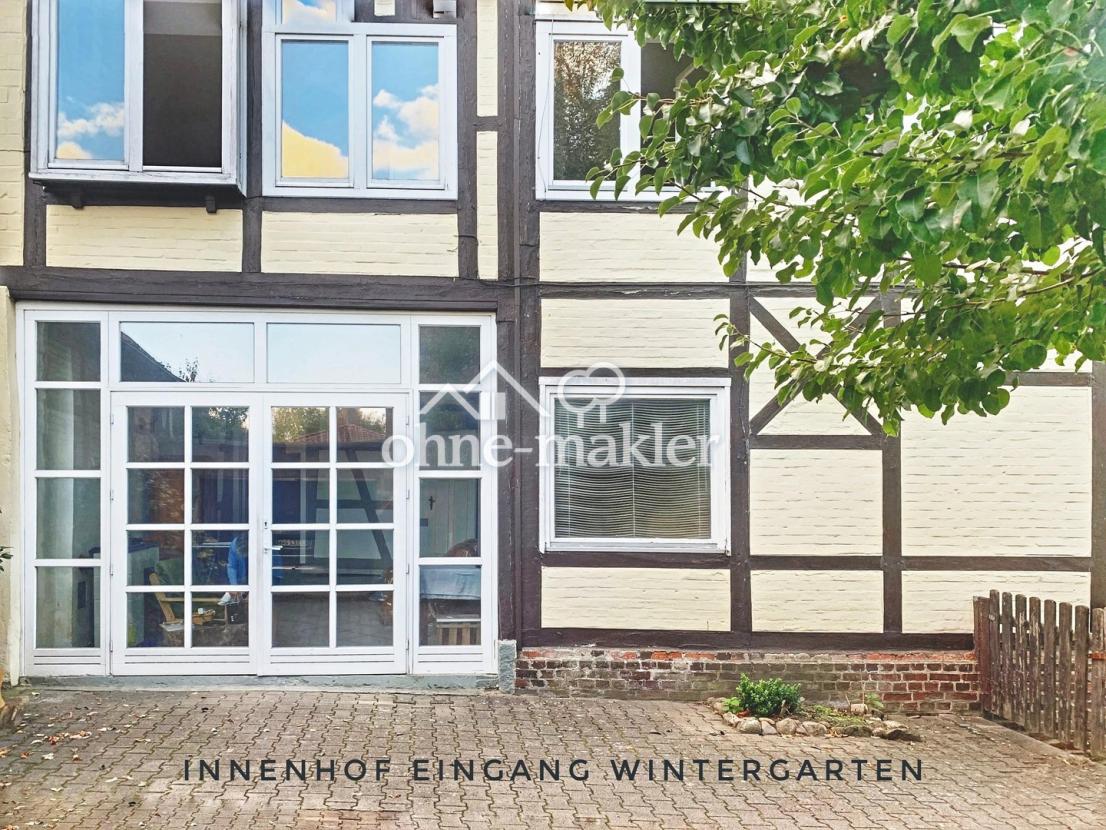 Innenhof Eingang Wintergarten