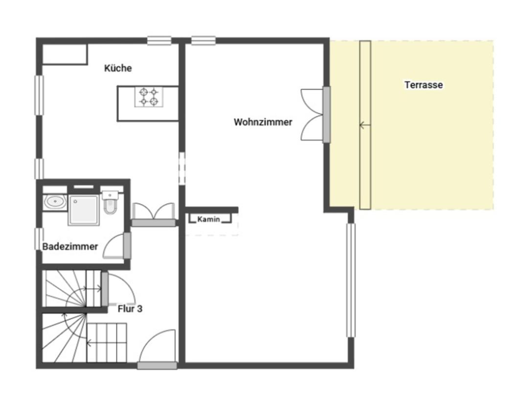Grundriss Skizze EG