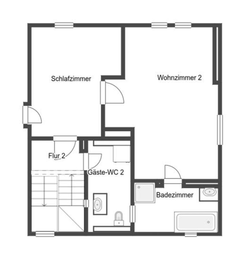 Grundriss Skizze 1.OG