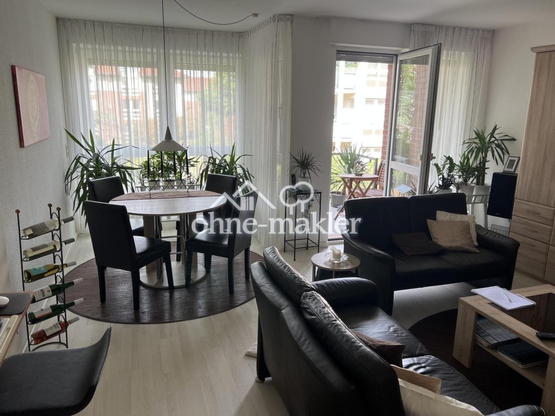 Ansicht vom Wohnzimmer