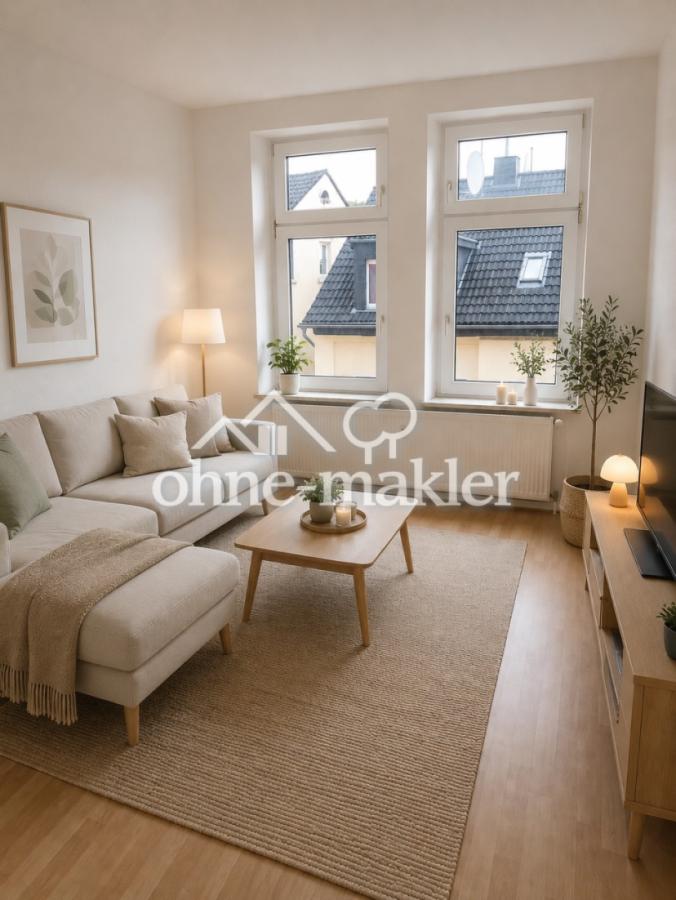 Wohnzimmer KI generiert