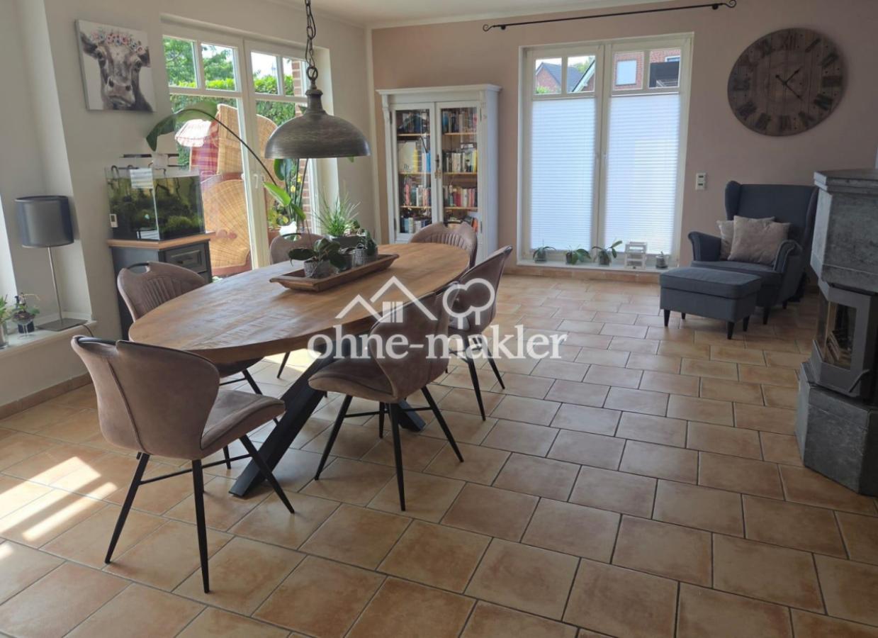Wohnzimmer mit Kaminofen