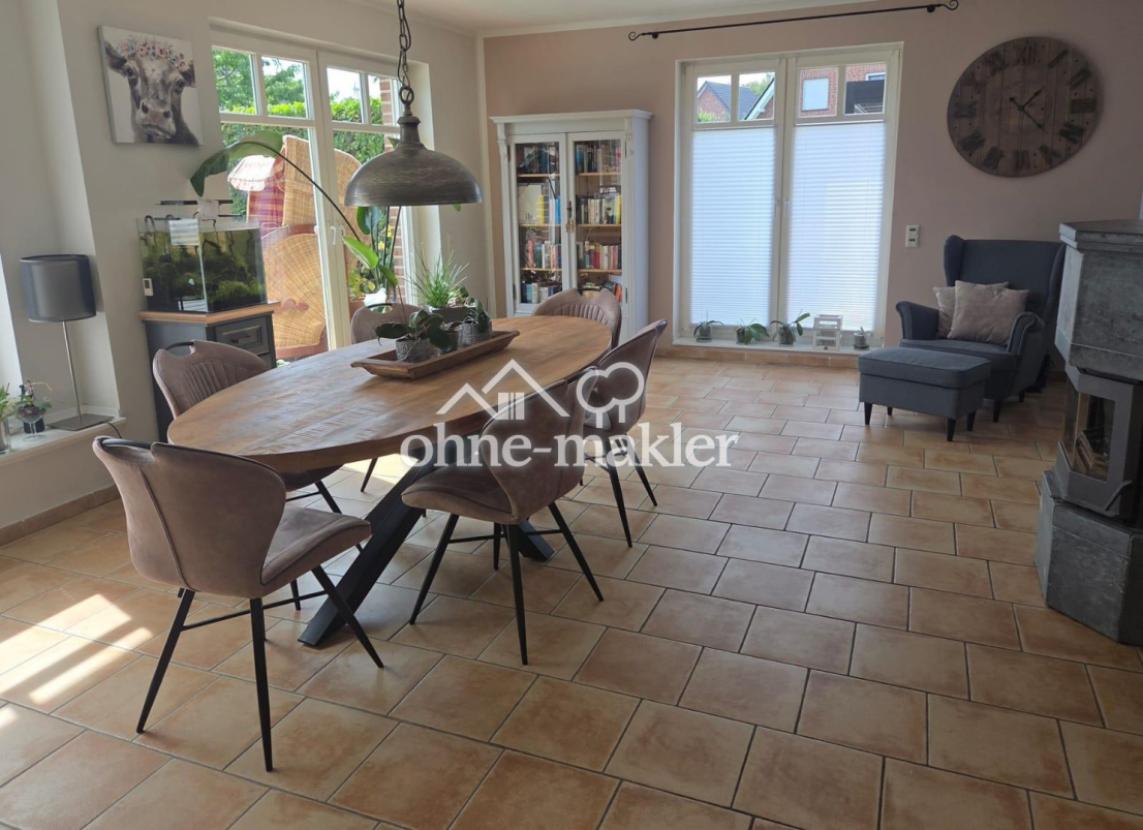Wohnzimmer mit Kaminofen