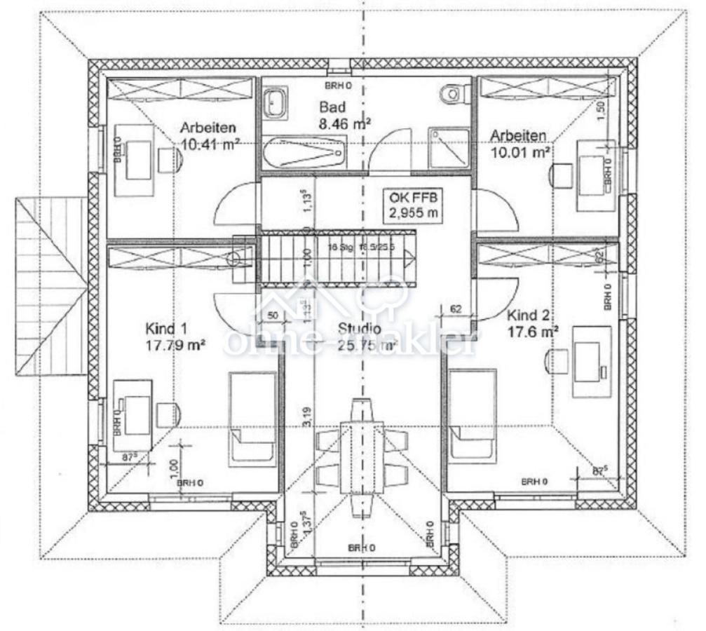 Grundriß Dachgeschoß