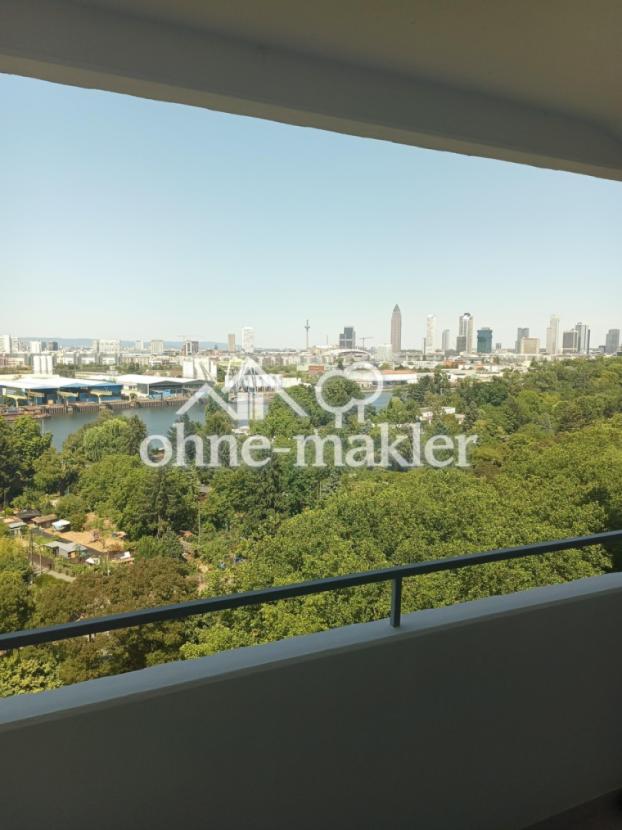 Blick vom Balkon