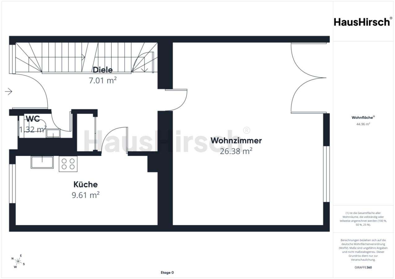 Grundriss ohne Terrasse