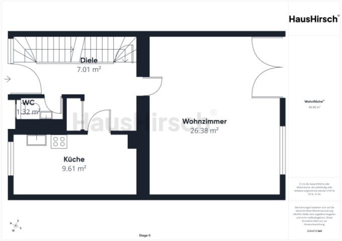 Grundriss ohne Terrasse