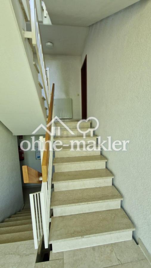 Treppenaufgang zur Wohnung