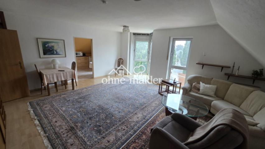 Wohnzimmer, Blick zur Küche