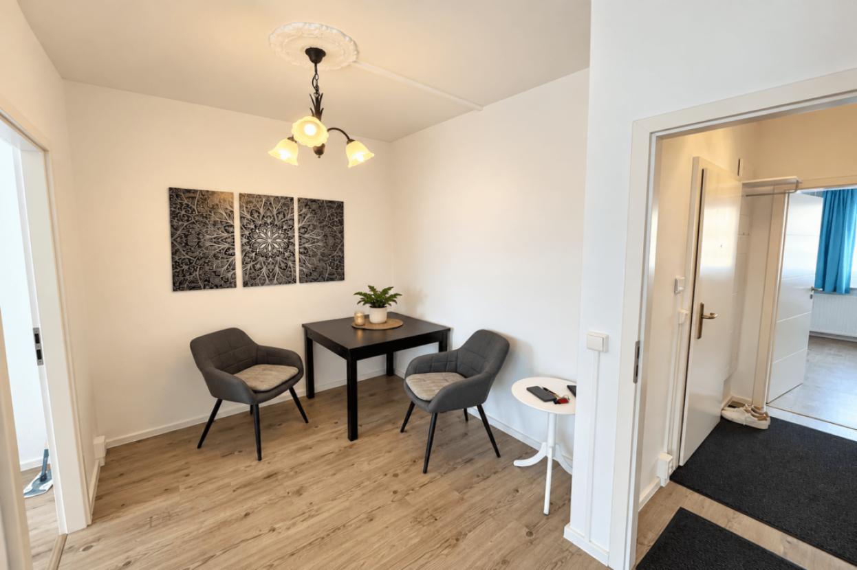 Sitzecke im Wohnzimmer