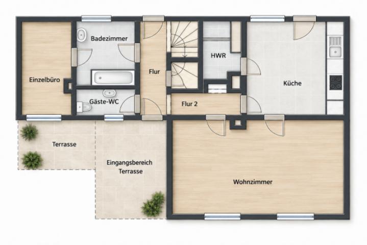 Grundriss Skizze EG