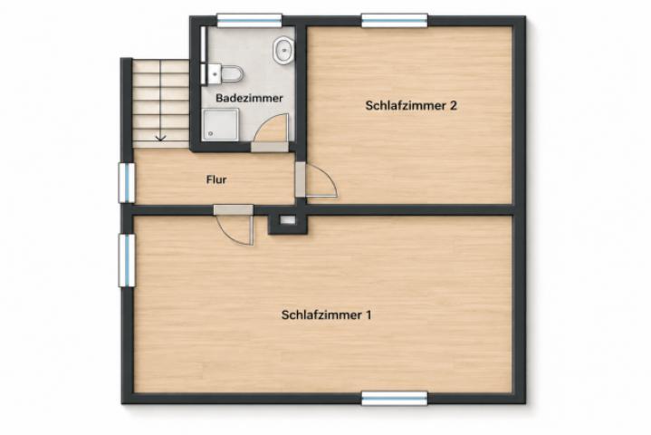 Grundriss Skizze 1.OG
