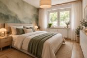 KI-generiert Schlafzimmer