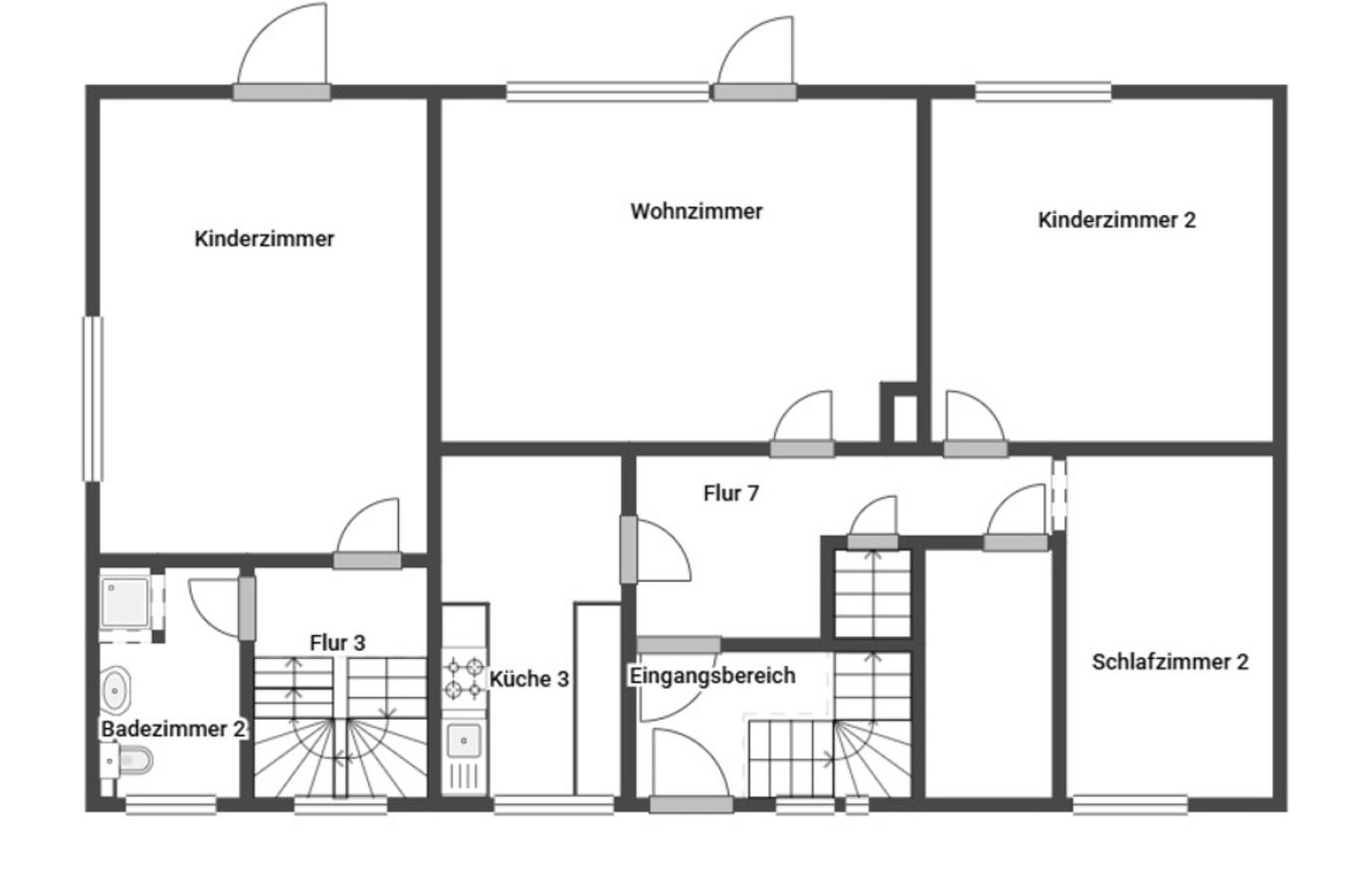 Grundriss Skizze EG