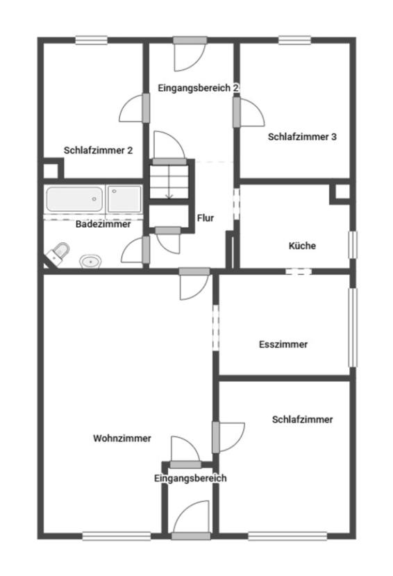 Grundriss Skizze EG