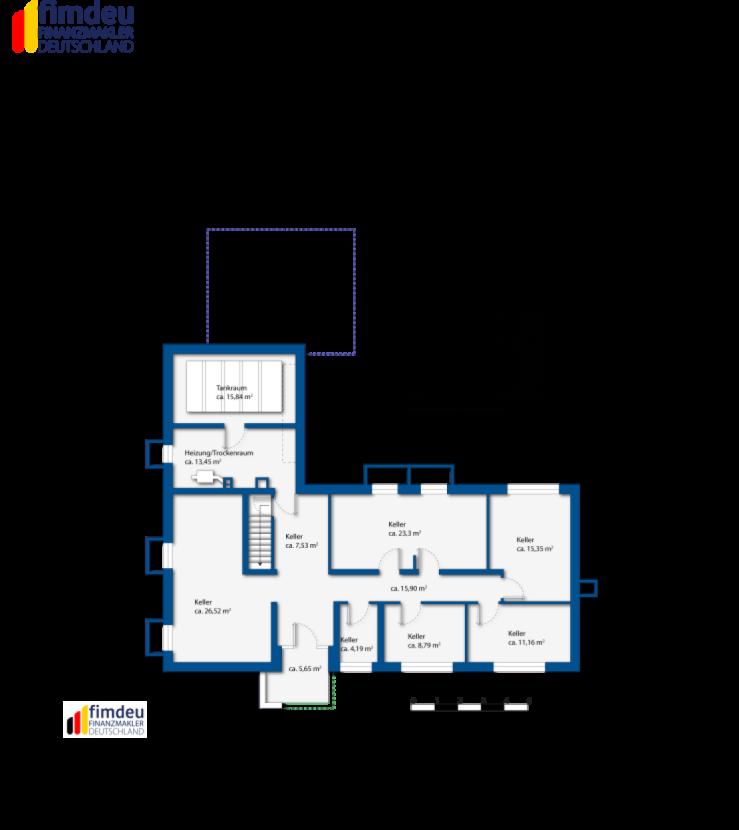 Grundriss Souterrain