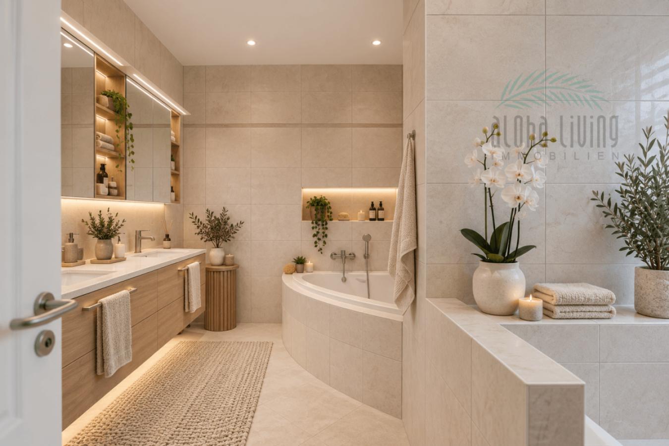 Badezimmer 1 (OG) - visualisiert