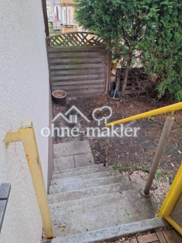 Balkonabgang zu Garten