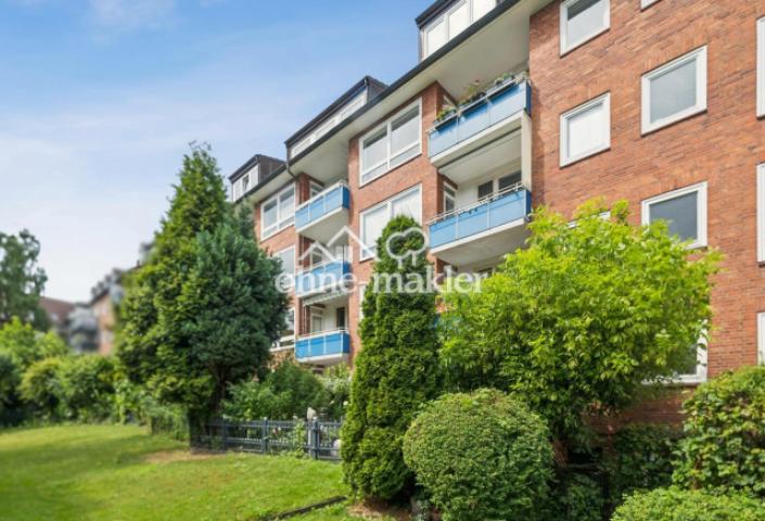 Hinterhof der Wohnung