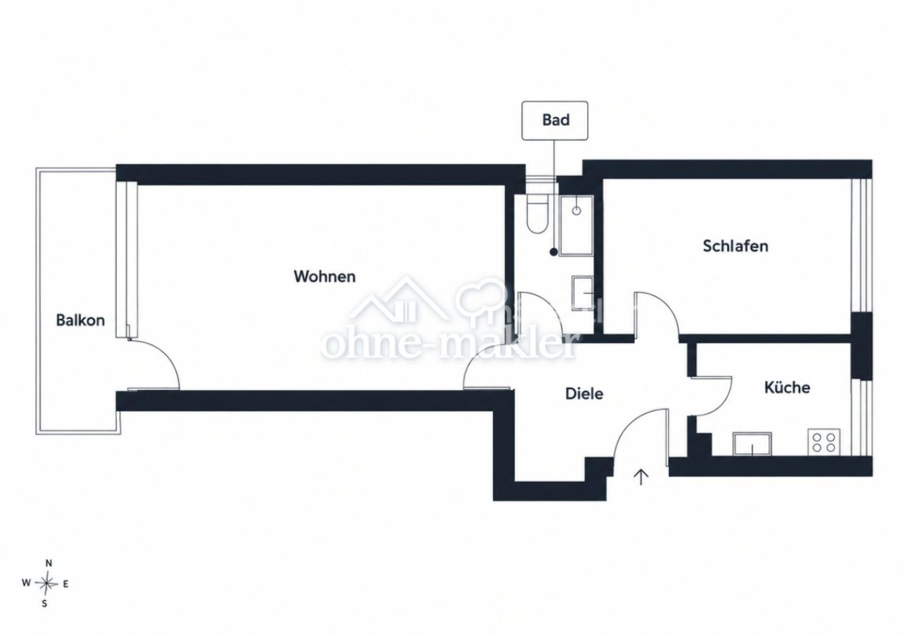 Grundriss Wohnung