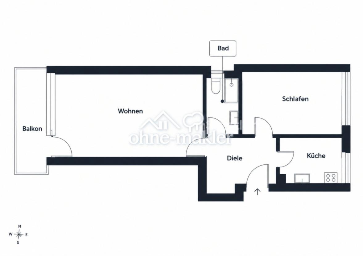 Grundriss Wohnung