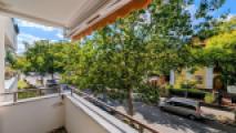 Blick vom Balkon
