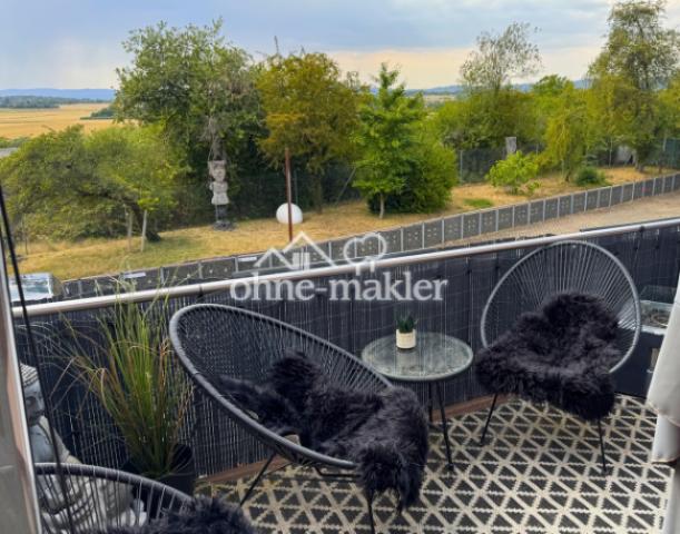 Balkon mit Blick auf Wsb.