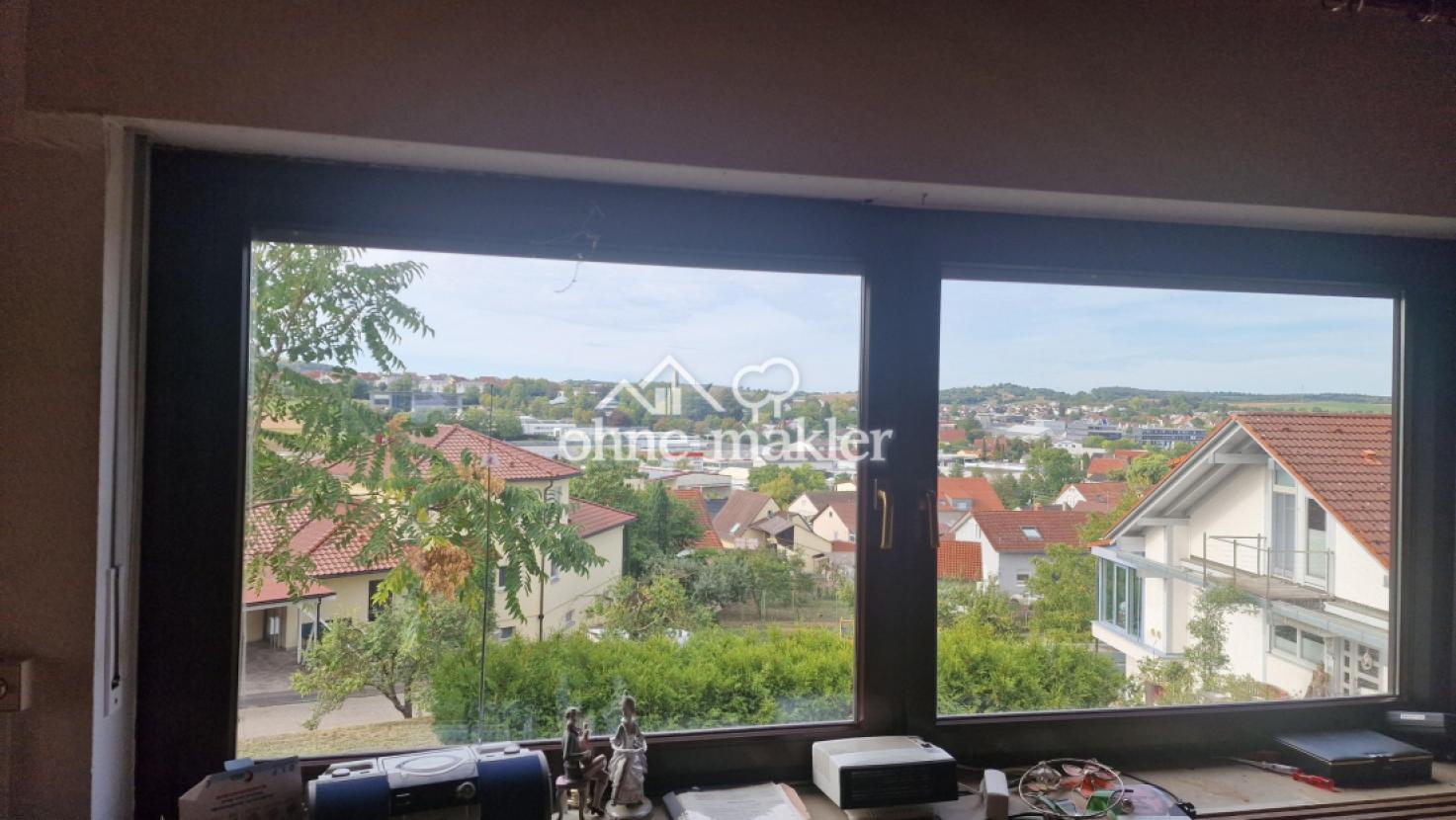 Wohnzimmer Blick n. Süden