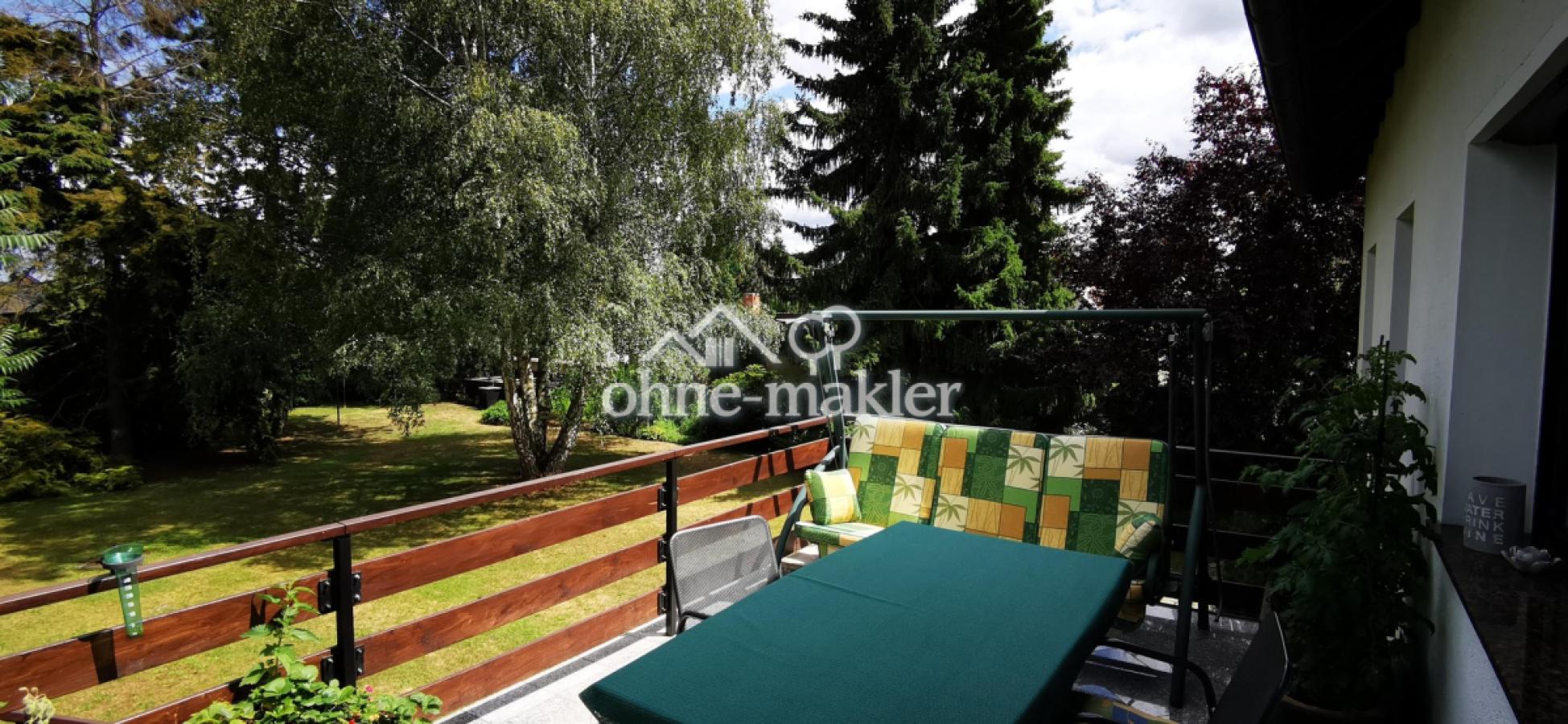 sichtgeschützte Terrasse