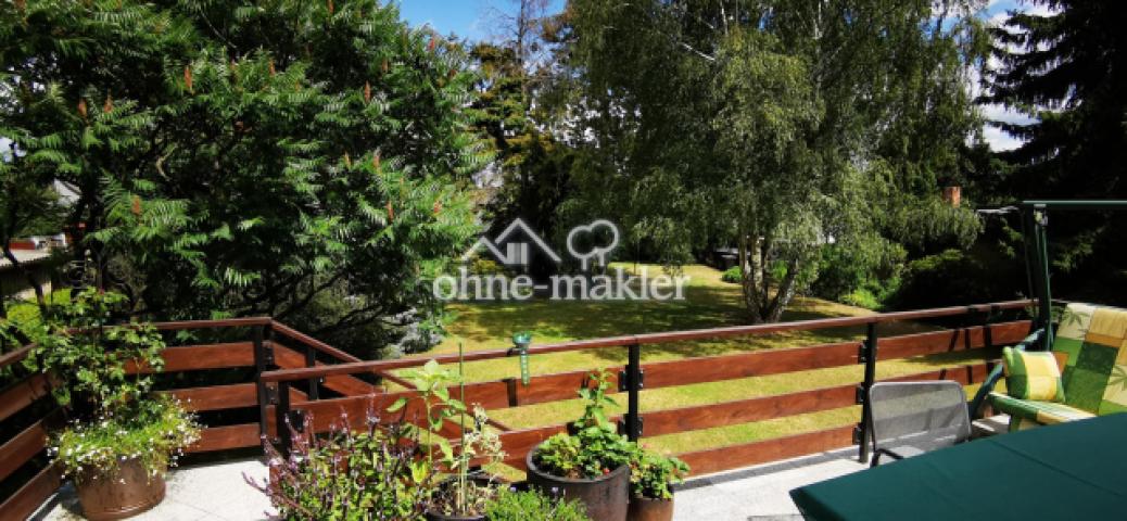 sichtgeschützte Terrasse