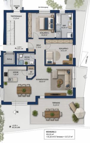 KIC Immobilien Grundriss EG