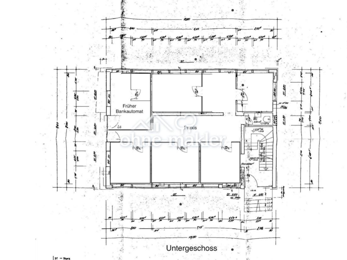 Grundriss Untergeschoß