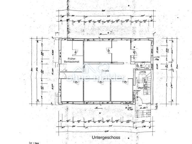 Grundriss Untergeschoß