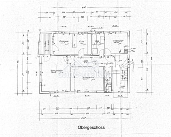 Grundriss Obergeschoß