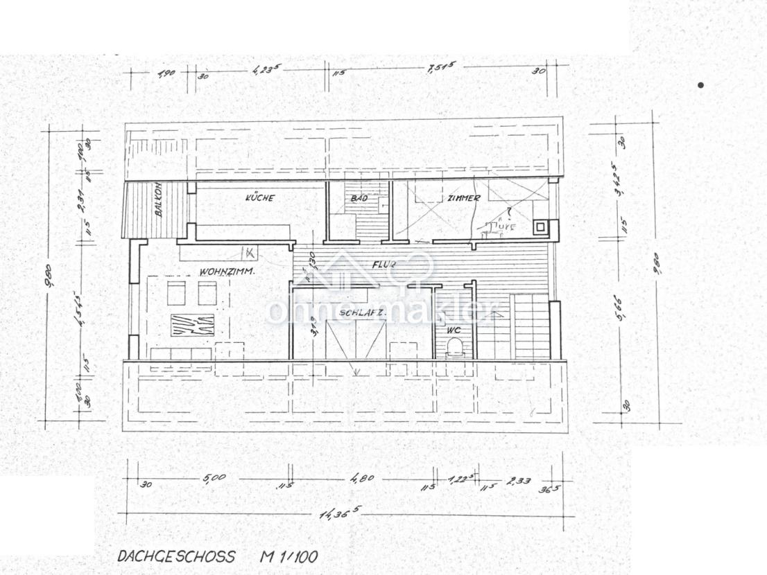 Grundriss Dachgeschoß