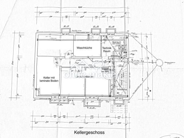 Grundriss Keller